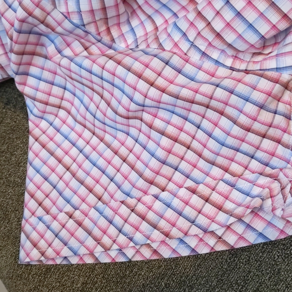 Tommy Hilfiger Button Up Short Sleeve 80's 2 Cotton Plaid Size XXL - Picture 13 of 15